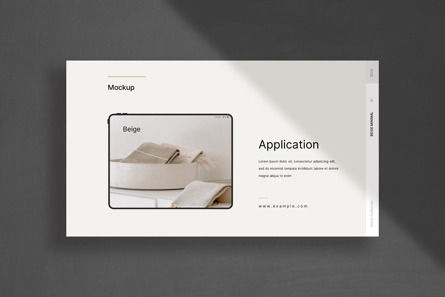 Beige Brand Guideline Template, Diapositive 7, 12430, Business — PoweredTemplate.com