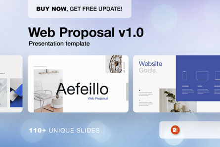 Aefeillo Web Proposal Template, 파워 포인트 템플릿, 12432, 비즈니스 — PoweredTemplate.com