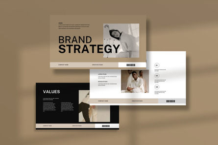 Brand Strategy Presentation Template, Dia 3, 12435, Bedrijf — PoweredTemplate.com