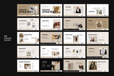 Brand Strategy Presentation Template, 슬라이드 4, 12435, 비즈니스 — PoweredTemplate.com