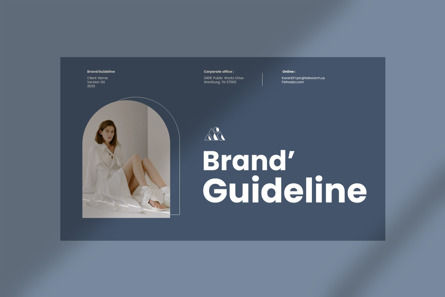 Brand Guideline Presentation Template, Slide 3, 12440, Bisnis — PoweredTemplate.com