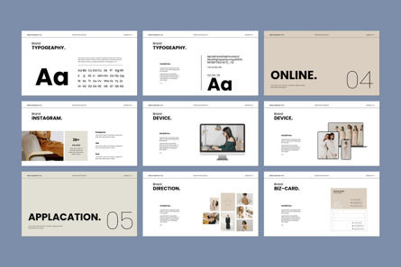 Brand Guideline Presentation Template, Diapositiva 6, 12440, Negocios — PoweredTemplate.com