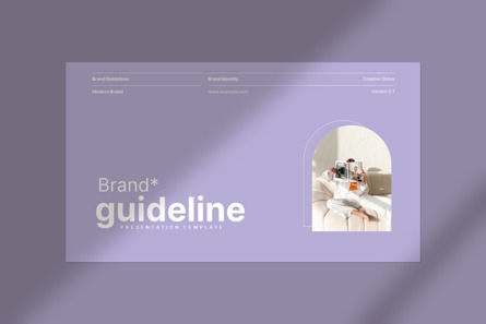 Brand Guideline Template, 幻灯片 2, 12441, 商业 — PoweredTemplate.com