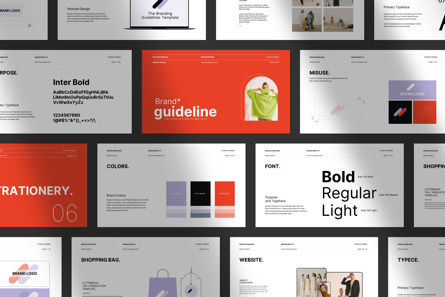 Brand Guideline Template, Diapositiva 7, 12441, Negocios — PoweredTemplate.com