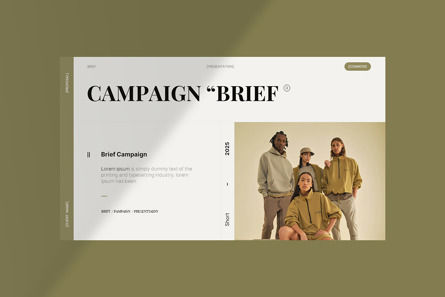 Campaign Brief Presentation, Slide 3, 12442, Lavoro — PoweredTemplate.com