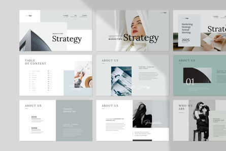 Marketing Strategy Google Slide, Diapositive 4, 12443, Business — PoweredTemplate.com