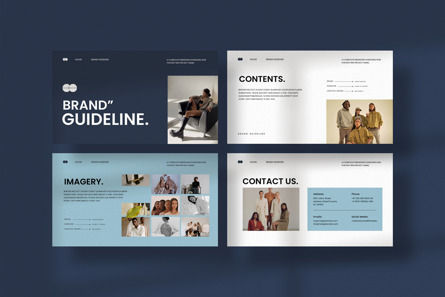 Brand Guideline Keynote Template, Diapositive 4, 12463, Business — PoweredTemplate.com