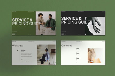 Services Pricing Guide Presentation, Slide 2, 12465, Business Models — PoweredTemplate.com