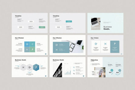 Business Pitch Deck PowerPoint, Slide 8, 12467, Lavoro — PoweredTemplate.com