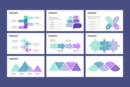 Infographic - PowerPoint Template, Diapositive 6, 12468, Business — PoweredTemplate.com