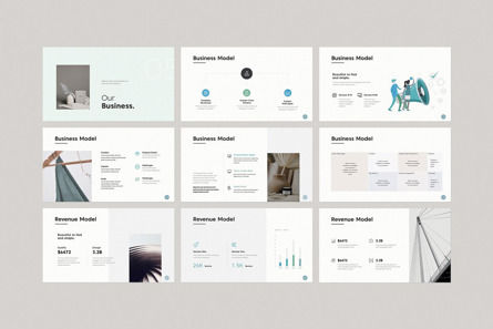 Business Pitch Deck Google Slide, Deslizar 5, 12470, Negócios — PoweredTemplate.com