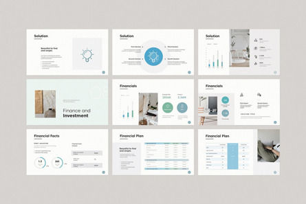 Business Pitch Deck Google Slide, Diapositiva 9, 12470, Negocios — PoweredTemplate.com