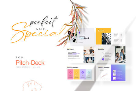 Business Pitch Deck PowerPoint Template, スライド 2, 12481, ビジネス — PoweredTemplate.com