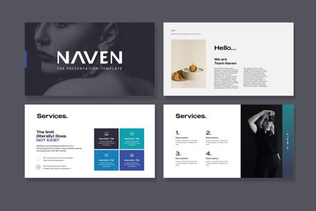 Naven Minimal PowerPoint Template, Slide 7, 12486, Business — PoweredTemplate.com