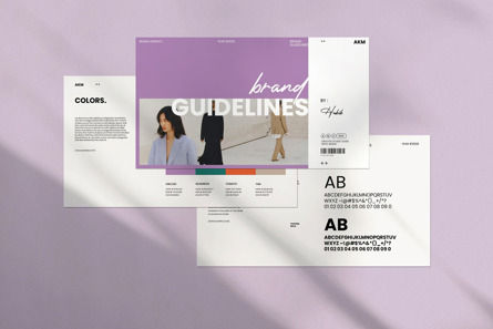 Brand Guidelines PowerPoint Template, Diapositiva 2, 12491, Conceptos de negocio — PoweredTemplate.com