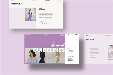 Brand Guidelines PowerPoint Template, Slide 3, 12491, Concetti del Lavoro — PoweredTemplate.com