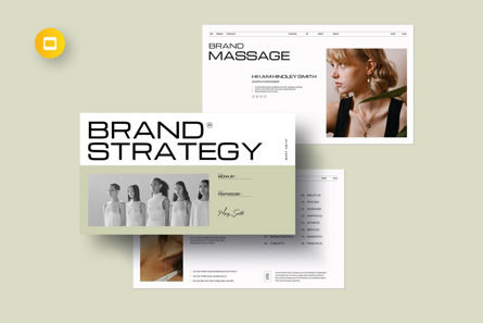 Brand Strategy Google Slides Template, Google Slides Theme, 12493, Business Concepts — PoweredTemplate.com