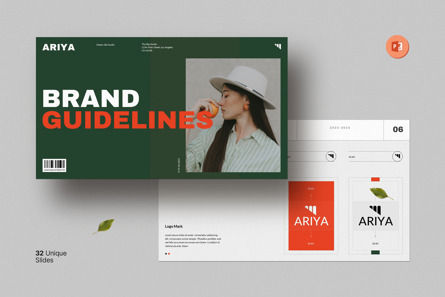 Brand Guidelines Presentation, PowerPoint Template, 12495, Business Concepts — PoweredTemplate.com