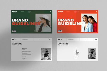 Brand Guidelines Presentation, Dia 2, 12495, Business Concepten — PoweredTemplate.com