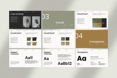 Brand Guidelines PowerPoint Template, Slide 6, 12497, Business Concepts — PoweredTemplate.com