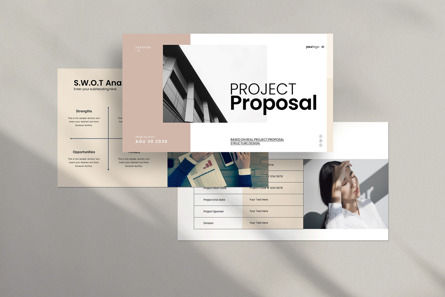 Project Proposal Presentation Template, Dia 4, 12500, Bedrijf — PoweredTemplate.com
