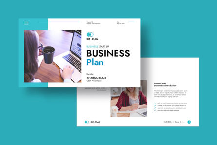 Business Plan Presentation Template, スライド 2, 12501, ビジネス — PoweredTemplate.com