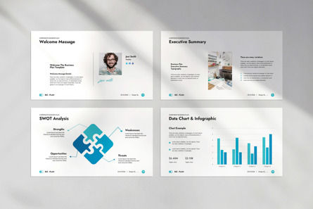 Business Plan Presentation Template, Diapositiva 3, 12501, Negocios — PoweredTemplate.com