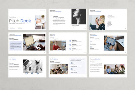 Pitch Deck Presentation Template, Slide 4, 12503, Lavoro — PoweredTemplate.com