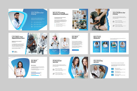 Madical Health Presentation Template, Diapositive 6, 12506, Médical — PoweredTemplate.com