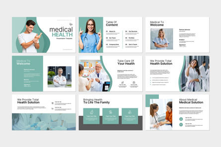 Medical Health Presentation Template, Diapositive 5, 12507, Médical — PoweredTemplate.com