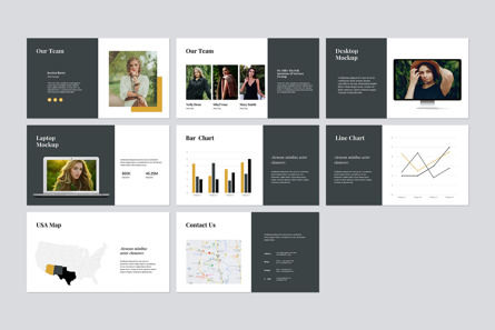 Minal Portfolio Presentation Template, Slide 8, 12510, Business — PoweredTemplate.com