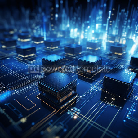 Technology: Abstract Image of Technology Innovation in Ecommerce Websites #39032 AI Image