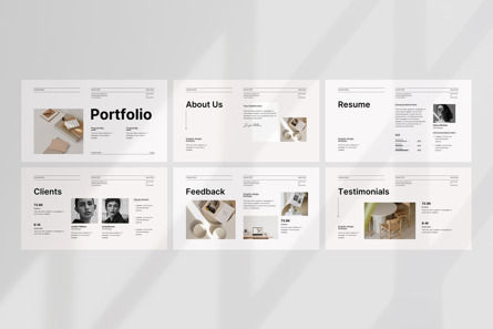 Portfolio Presentation Template, Slide 4, 12523, Business — PoweredTemplate.com