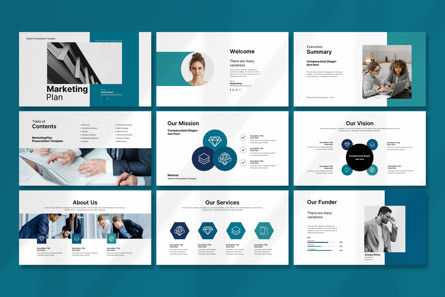 Marketing Plan Presentation Template, Diapositive 2, 12529, Business — PoweredTemplate.com