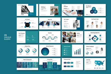 Marketing Plan Presentation Template, Slide 6, 12529, Bisnis — PoweredTemplate.com
