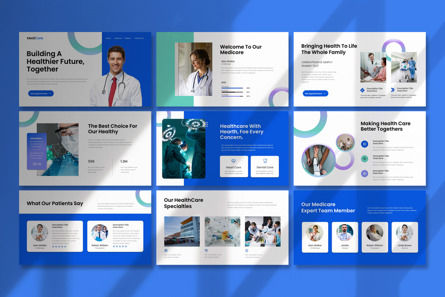 Medical Google Slide Template, 슬라이드 4, 12531, 비즈니스 — PoweredTemplate.com