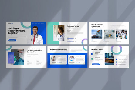 Medical Google Slide Template, Folie 5, 12531, Business — PoweredTemplate.com