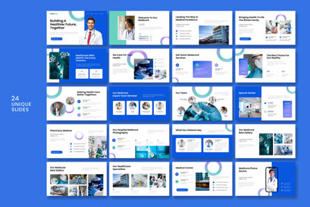 Medical Google Slide Template, Diapositive 6, 12531, Business — PoweredTemplate.com