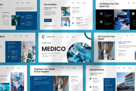 Medical Presentation Template, PowerPoint模板, 12536, 商业 — PoweredTemplate.com