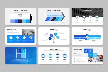 Multipurpose Business Google Slides Template, Deslizar 38, 12537, Negócios — PoweredTemplate.com