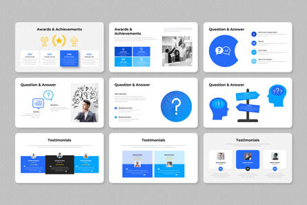 Multipurpose Business Google Slides Template, Deslizar 51, 12537, Negócios — PoweredTemplate.com