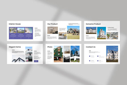 Real Estate Google Slide Template, Diapositive 6, 12539, Immobilier — PoweredTemplate.com