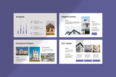 Real Estate Google Slide Template, Diapositiva 7, 12539, Inmuebles — PoweredTemplate.com