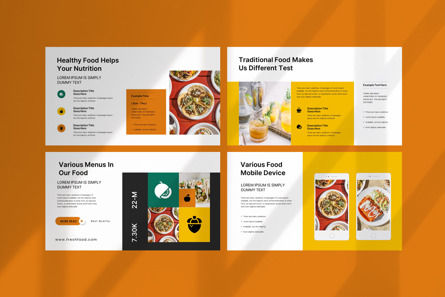 Fresh Food Presentation Template, Slide 4, 12542, Business — PoweredTemplate.com