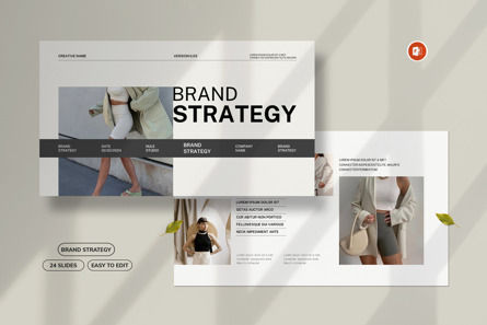 Brand Strategy Presentation Template, PowerPoint Template, 12545, Business — PoweredTemplate.com
