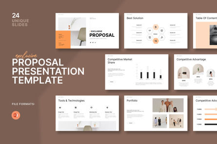 Business Proposal Presentation, Modele PowerPoint, 12549, Business — PoweredTemplate.com