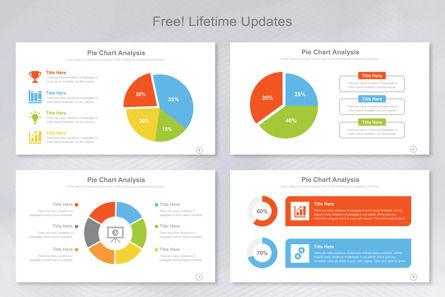 Pie Chart Infographic Templates Keynote Supported, Diapositiva 3, 12555, Negocios — PoweredTemplate.com
