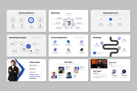 Pitch-Deck Google Slide Template, Slide 5, 12557, Business — PoweredTemplate.com