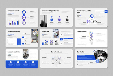 Pitch-Deck Google Slide Template, Diapositive 6, 12557, Business — PoweredTemplate.com