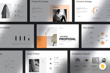 Business Proposal Presentation, Tema do Google Slides, 12559, Negócios — PoweredTemplate.com